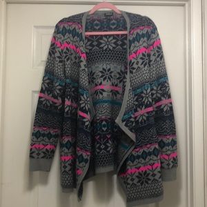 Pink & Blue Cardigan
